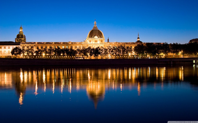 Large building dome clock night #4 free wallpaper - medium preview image