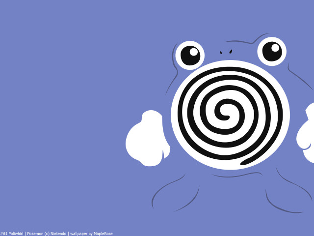 Cartoon character spiral design face free wallpaper - medium preview image