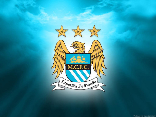 Blue yellow emblem stars background #2 free wallpaper - medium preview image