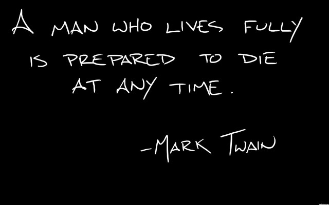 Mark twain quote black background free wallpaper - medium preview image