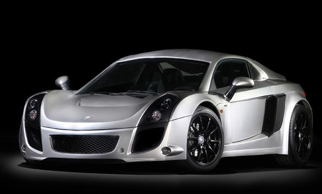 White sports car dark room #2 free wallpaper - medium preview image
