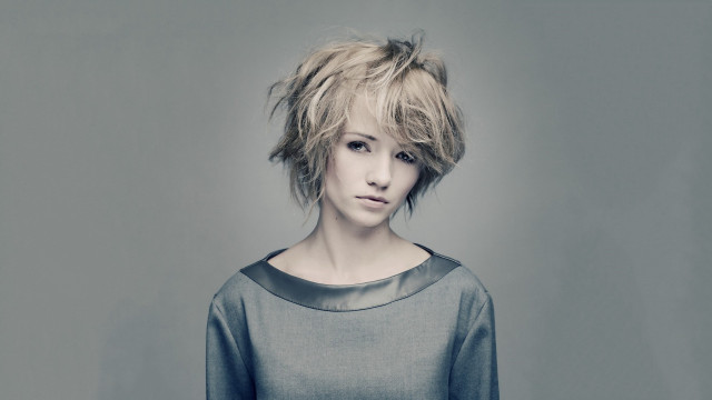 Messy haircut gray shirt gray free wallpaper - medium preview image