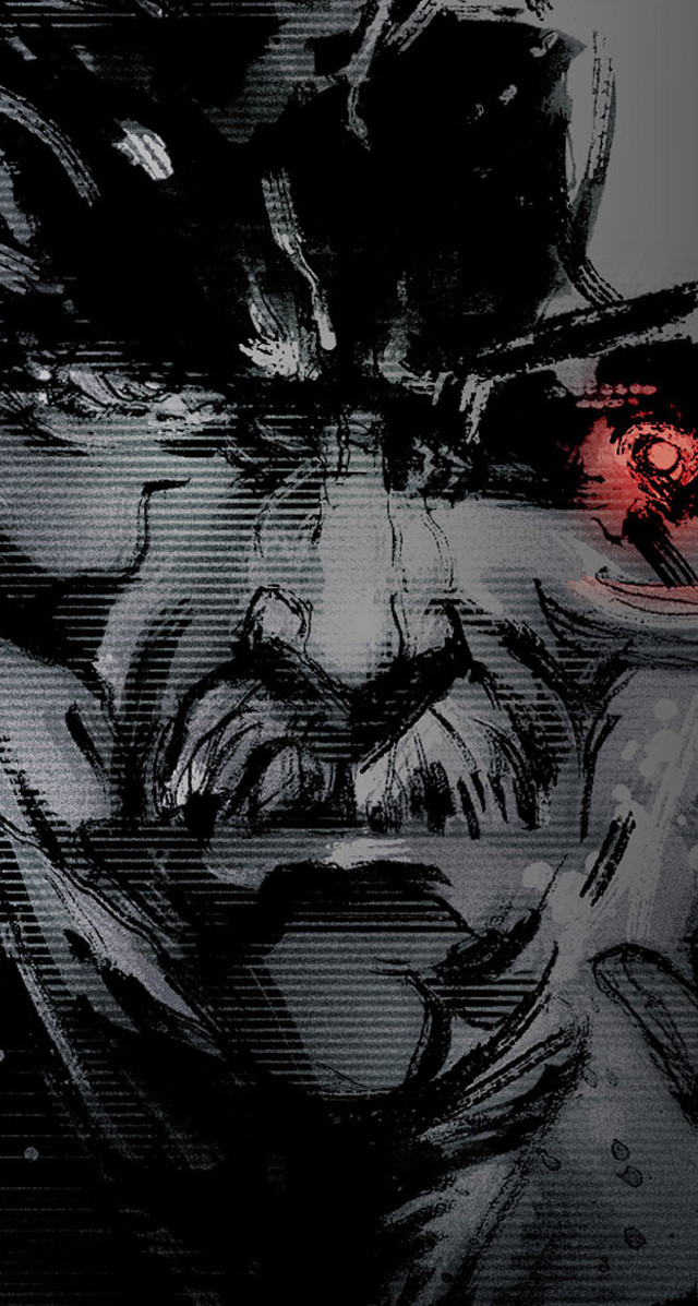 Man hat bloody face red free wallpaper - medium preview image