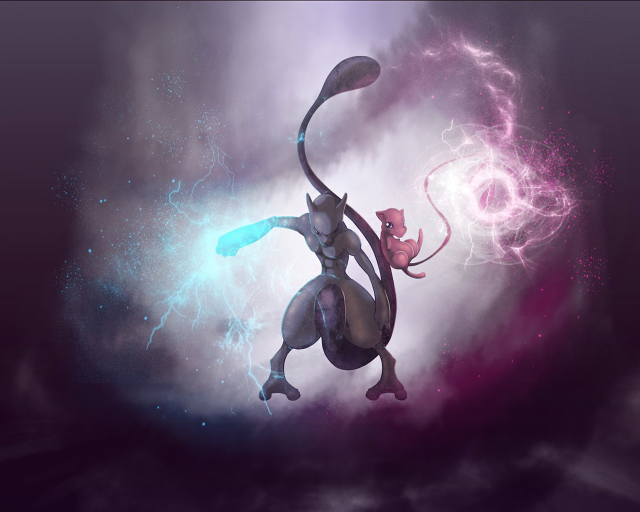 Cartoon character flying lightning rod free wallpaper - medium preview image