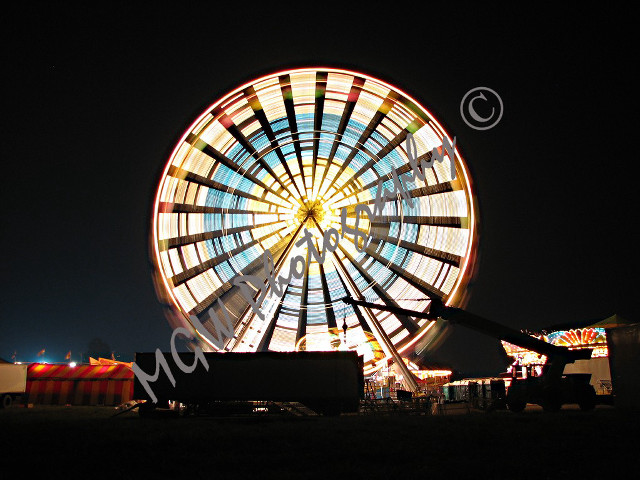 Ferris wheel night carnival ride free wallpaper - medium preview image