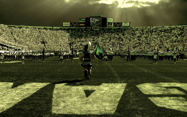 Man running field flag football #2 free wallpaper for desktop - medium preview image