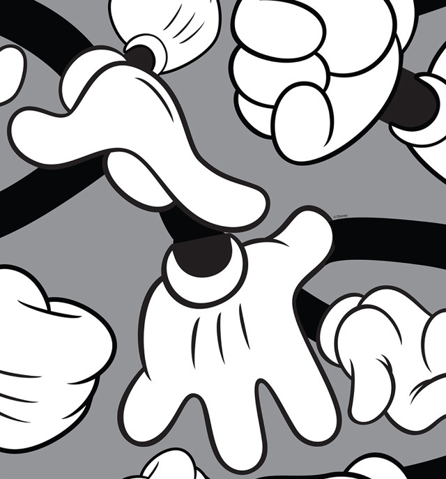 Goofy cartoon character blackwhite background free wallpaper - medium preview image