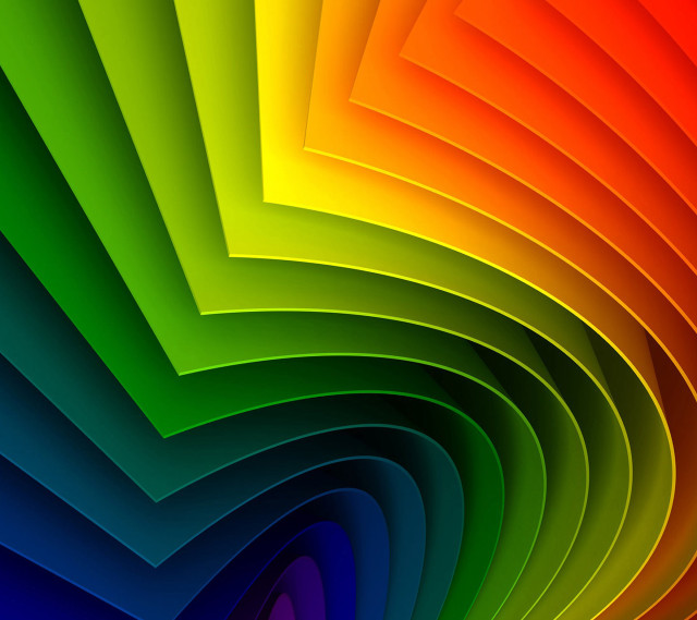 Rainbow colored background vibrant center free wallpaper - medium preview image