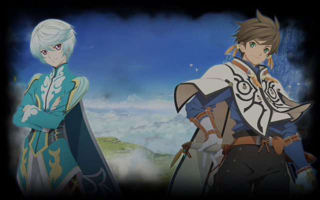 Anime characters blue sky clouds #3 free wallpaper - medium preview image
