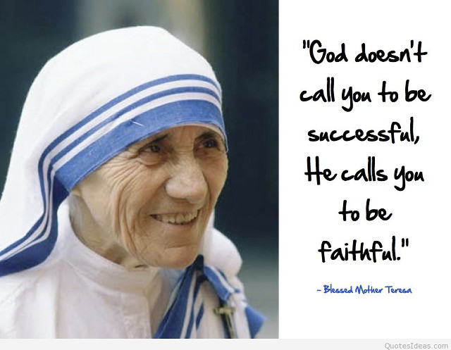 Woman blue white robe quote free wallpaper - medium preview image