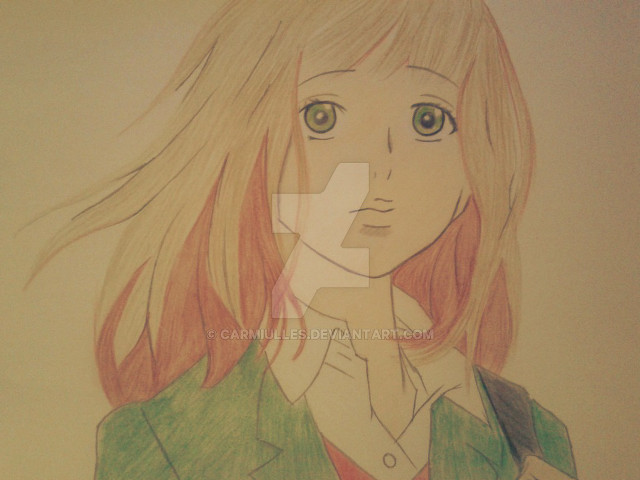 Girl long hair green jacket #2 free wallpaper - medium preview image