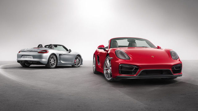 Porsche sports cars studio white free wallpaper - medium preview image