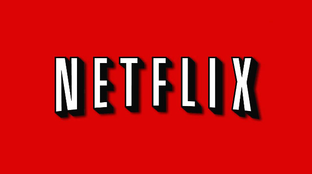 Netflix logo red background black free wallpaper - medium preview image