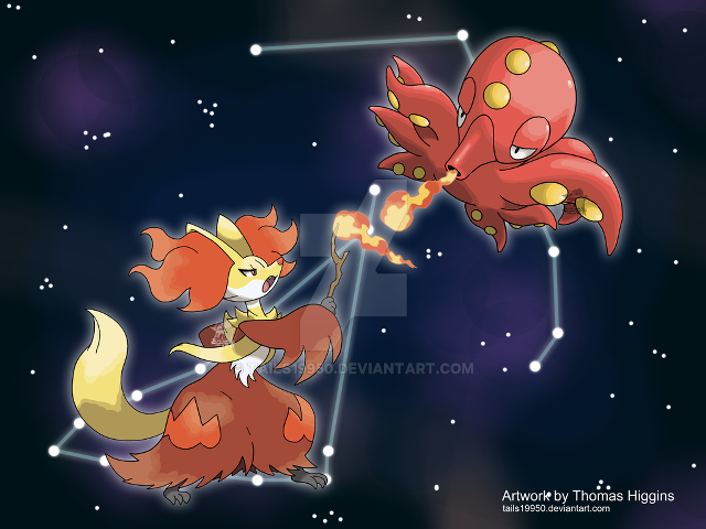 Fox dragon flying sky star free wallpaper - medium preview image