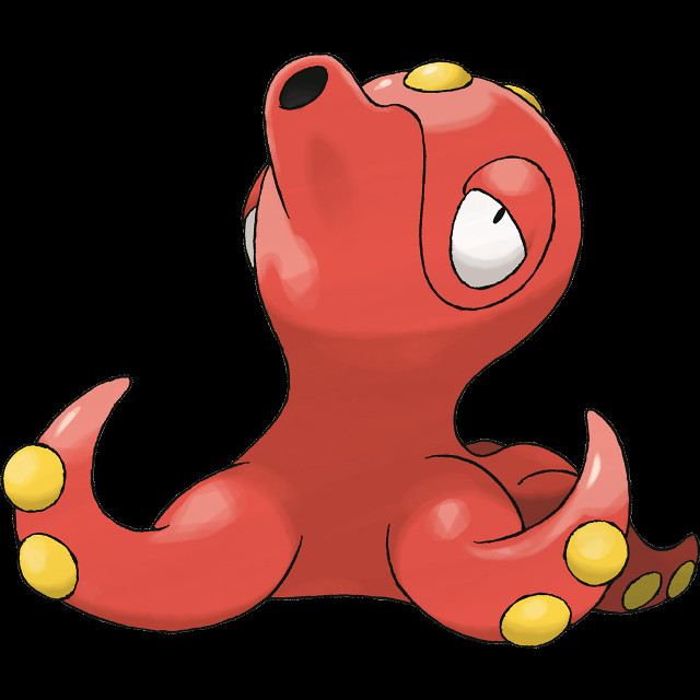 Red cartoon character yellow spots free wallpaper - medium preview image