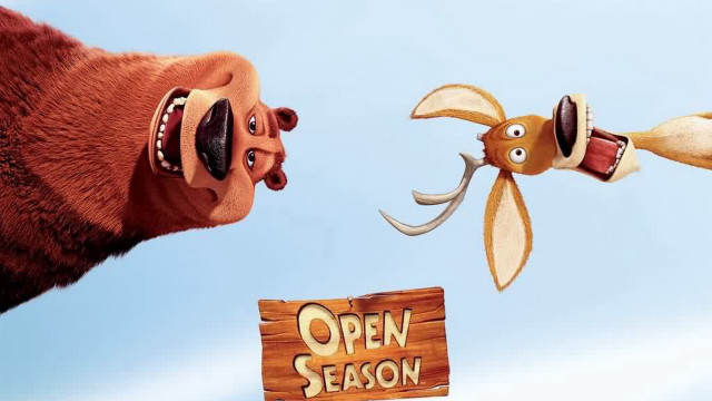 Cartoon dog flying open season free wallpaper - medium preview image