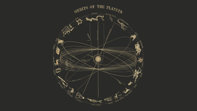 Planets diagram circle names stars free wallpaper - medium preview image