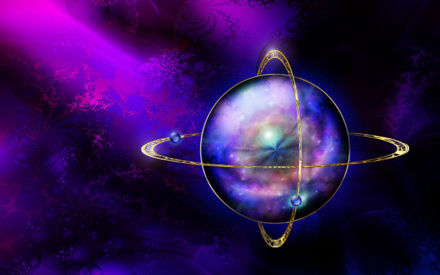 Planet ring star center image #2 free wallpaper - medium preview image