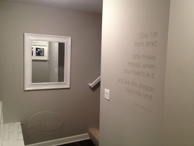 Bathroom mirror white frame quote free wallpaper - medium preview image