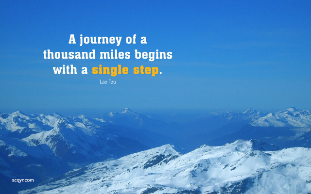 Mountain range quote journey thousand free wallpaper - medium preview image