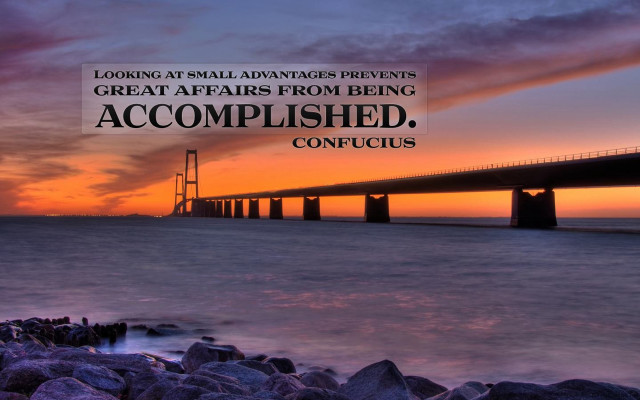 Bridge over water quote image free wallpaper - medium preview image