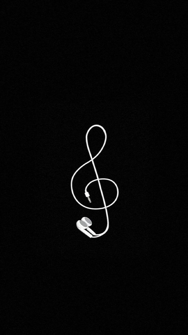 White treble black background middle free wallpaper - medium preview image