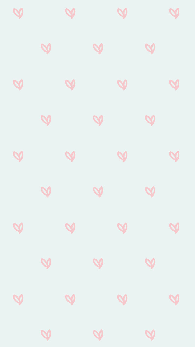 White wall heart pattern pink free wallpaper - medium preview image