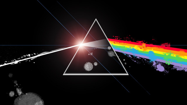 Dark side moon rainbow middle #3 free wallpaper - medium preview image