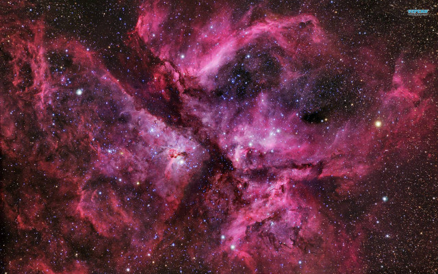 Large star cluster red center #2 free wallpaper - medium preview image