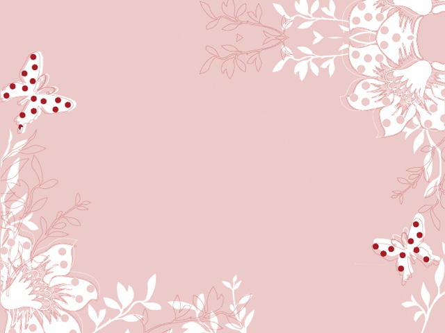 Pink background white flowers ladybugs #2 free wallpaper - medium preview image