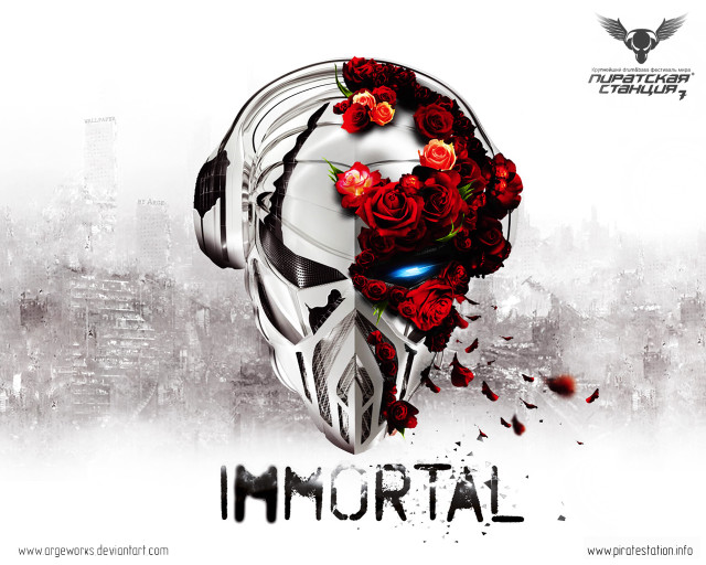 White helmet red roses cityscape free wallpaper - medium preview image