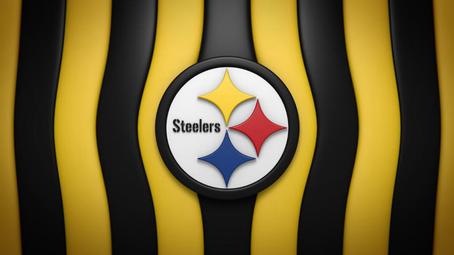 Pittsburgh football logo yellow black free wallpaper - medium preview image