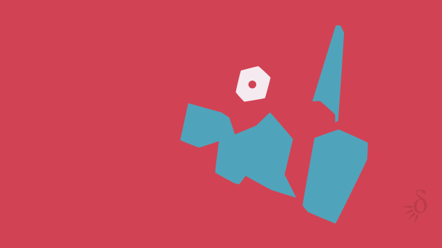 Red background blue white design free wallpaper - medium preview image