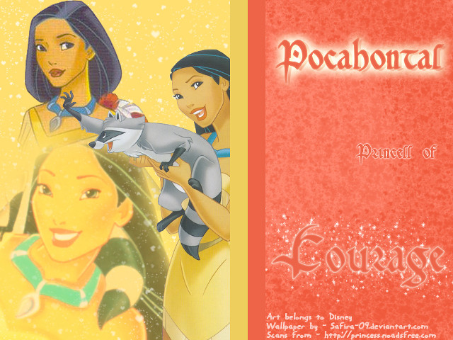 Pocahontas book cover cartoon image free wallpaper - medium preview image
