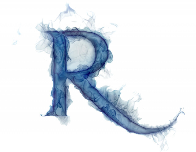 Smoke water letter artistic creation free wallpaper - medium preview image
