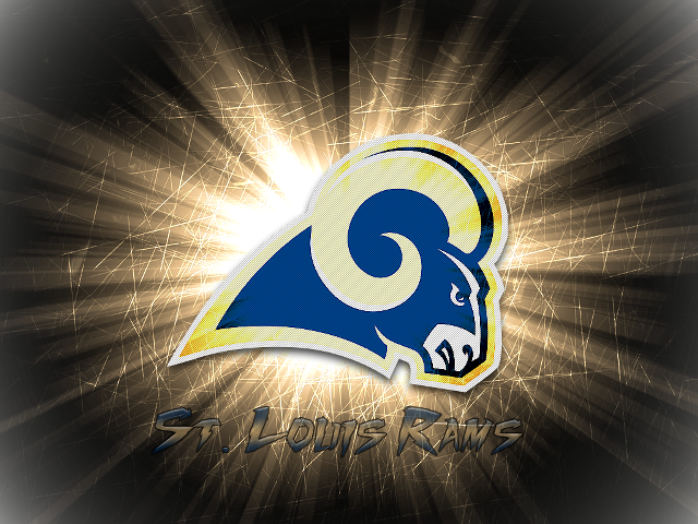 Rams logo black background light free wallpaper - medium preview image