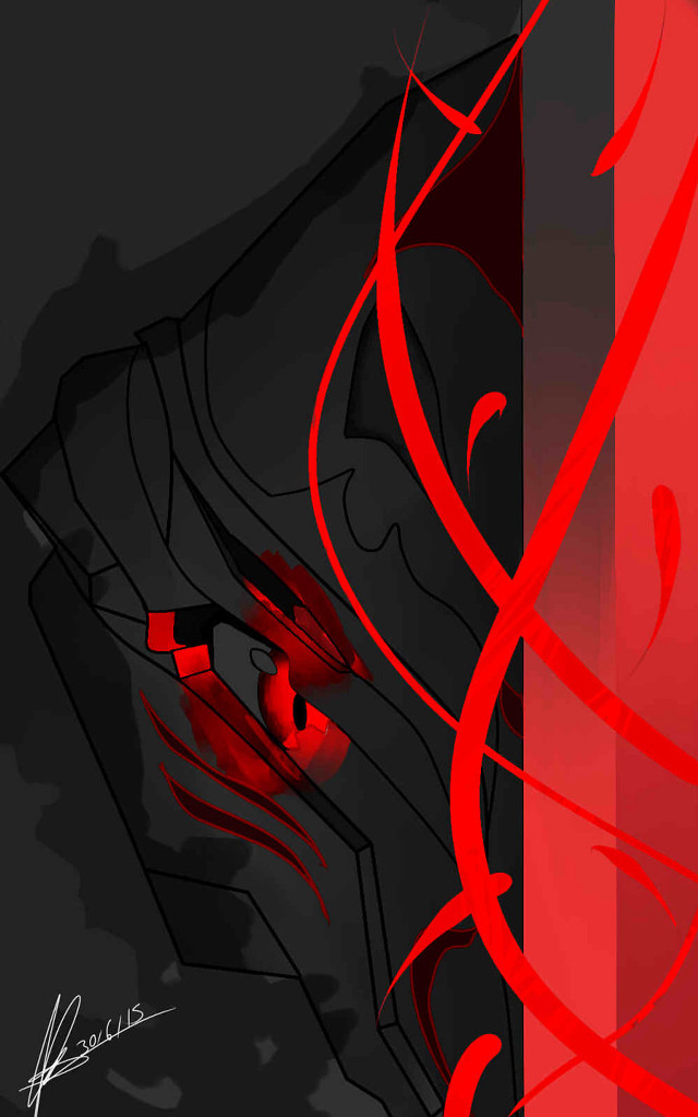 Red black abstract painting shoes free wallpaper - medium preview image