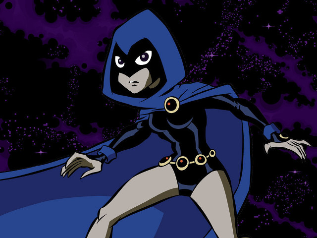 Cartoon blue mask cape purple free wallpaper - medium preview image