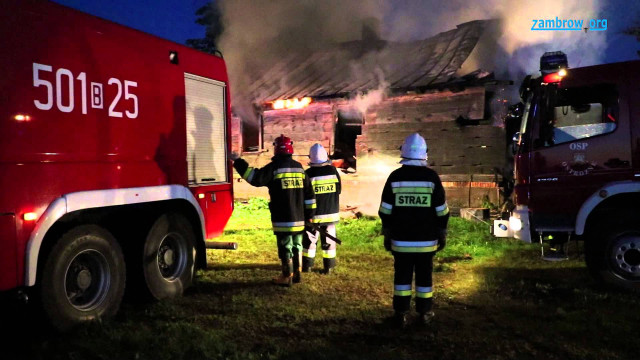 Firefighters fire truck field night free wallpaper - medium preview image