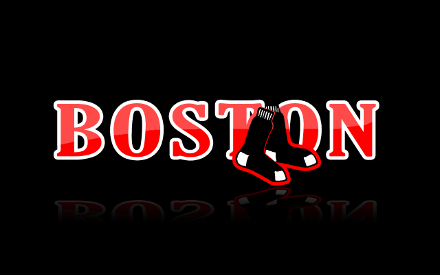 Boston red sox logo black free wallpaper - medium preview image