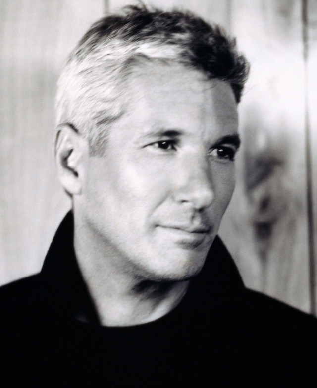 Man black shirt wooden wall free wallpaper - medium preview image