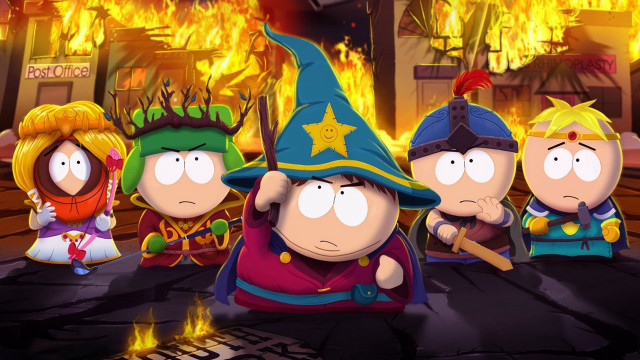 Cartoon characters fireplace background burning free wallpaper - medium preview image