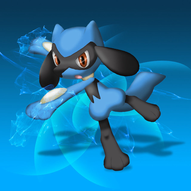 Cartoon character running blue background free wallpaper - medium preview image