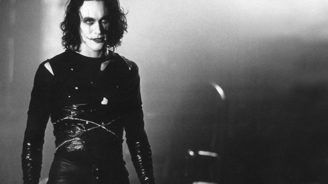 Man black outfit knife hand free wallpaper - medium preview image