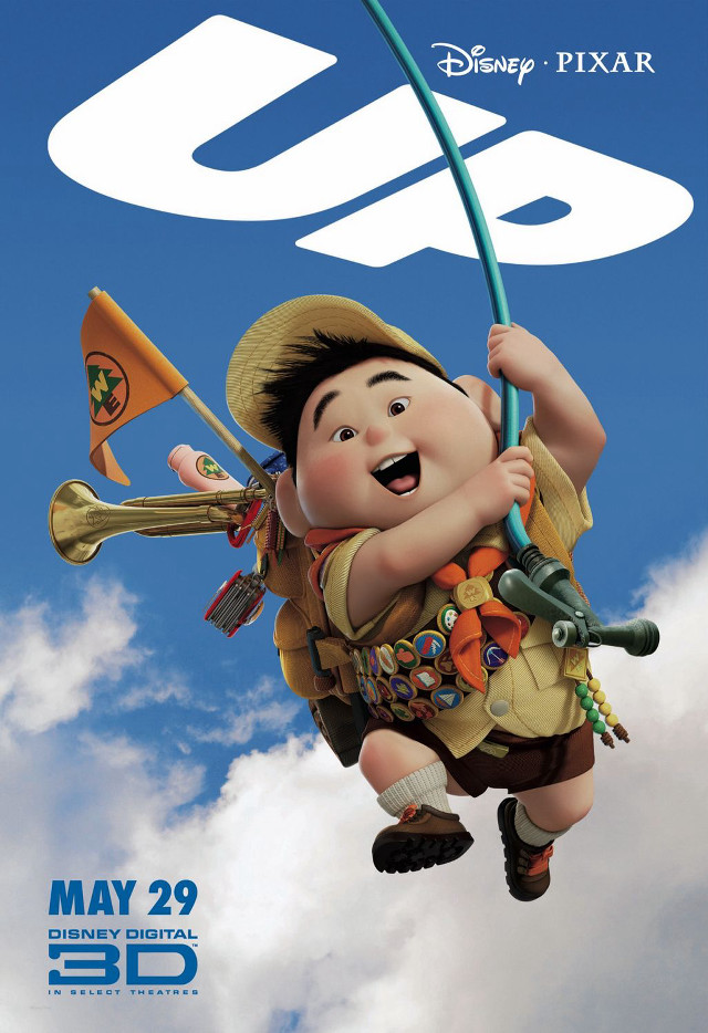 Cartoon character flying fishing rod free wallpaper - medium preview image