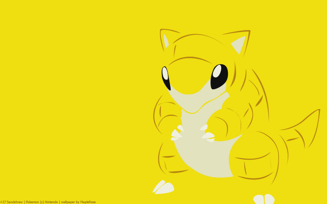 Yellow background cartoon cat big free wallpaper - medium preview image