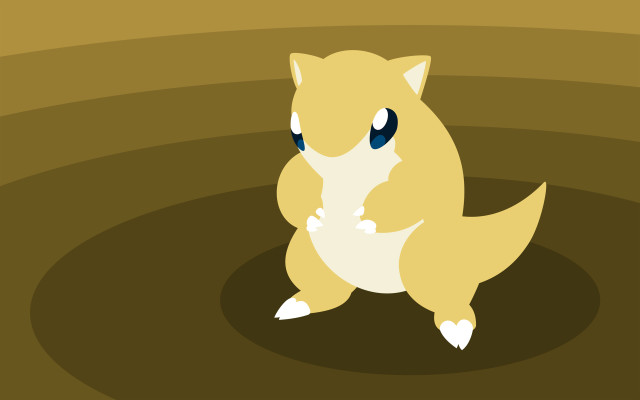Yellow white cat sitting puddle free wallpaper - medium preview image