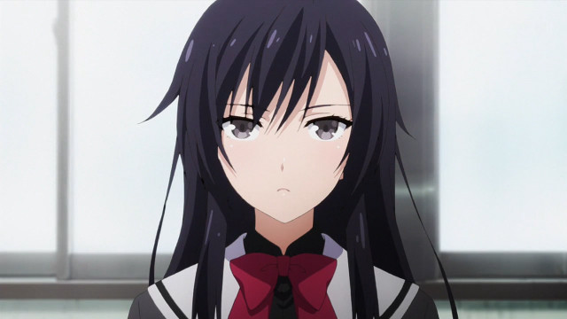 Girl long black hair red #3 free wallpaper - medium preview image