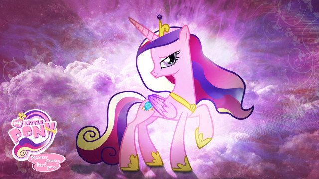 Pink pony crown clouds background free wallpaper - medium preview image