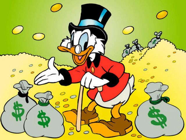 Cartoon duck top hat cane #2 free wallpaper - medium preview image